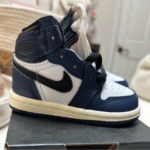 Jordan Kids Retro High OG Sneakers - Midnight Navy